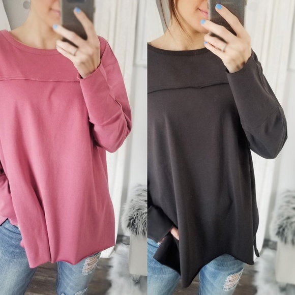 Last1️⃣KRISSY Rose Washed Cotton Pullover Top - Picture 8 of 8